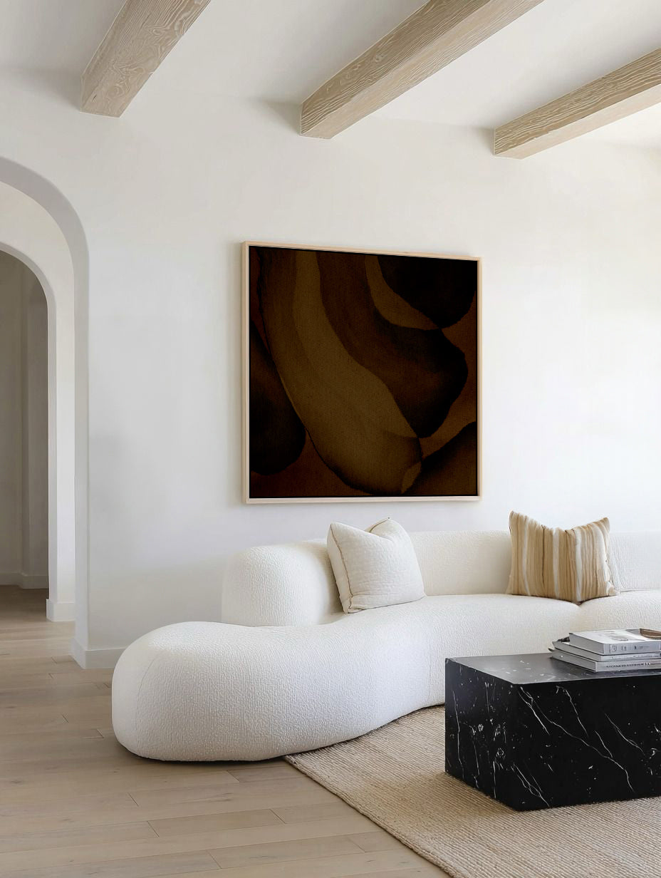 Earthbound 1 by Shatha Al Dafai | Framed Canvas Art Print