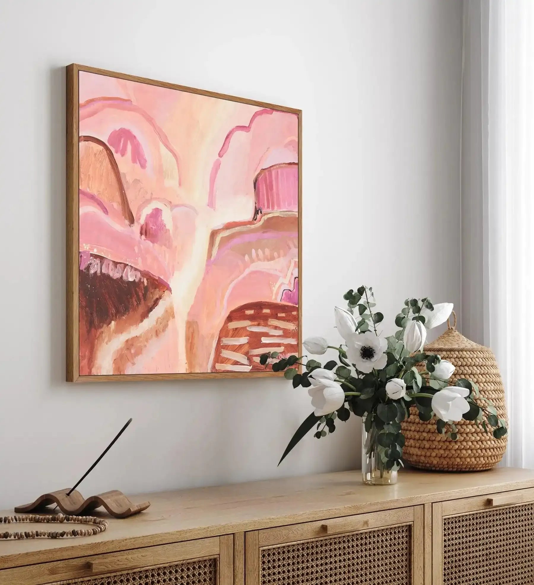 Earthen by Belinda Stone | Framed Canvas-CANVAS-You can shop wall art online with Olive et Oriel for everything from abstract art to fun kids wall art. Our beautiful modern art prints and canvas art are available from large canvas prints to wall art paintings and our proudly Australian artwork collection offers only the highest quality framed large wall art and canvas art Australia - You can buy fashion photography prints or Hampton print posters and paintings on canvas from Olive et Oriel and h