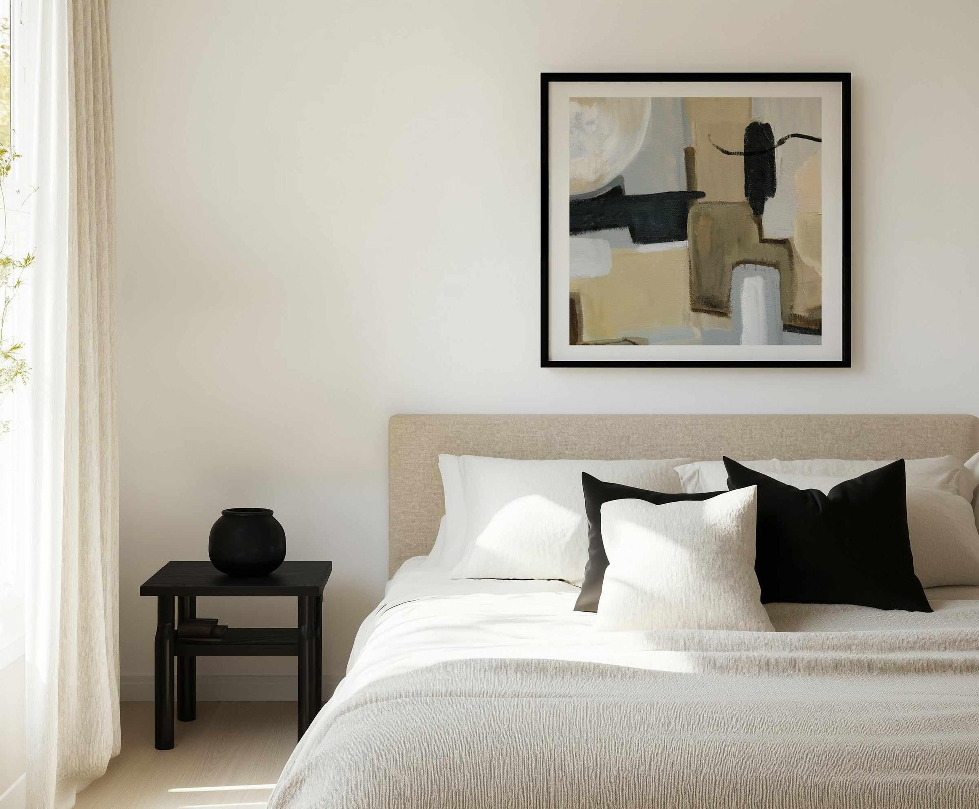 Earthy Abstract I Flipped | Art Print from Olive et Oriel where you can shop wallpaper and artworks online