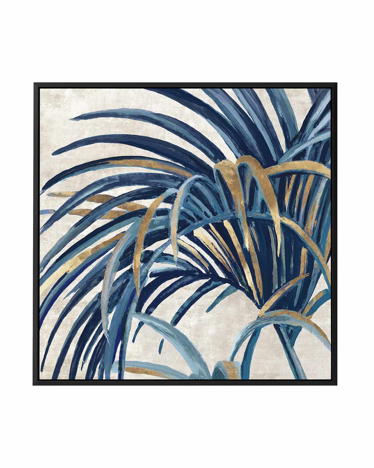 Easing Palm II | Framed Canvas Art Print