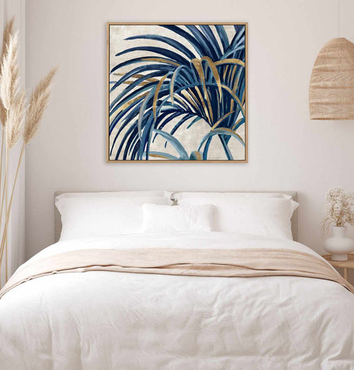 Easing Palm II | Framed Canvas Art Print