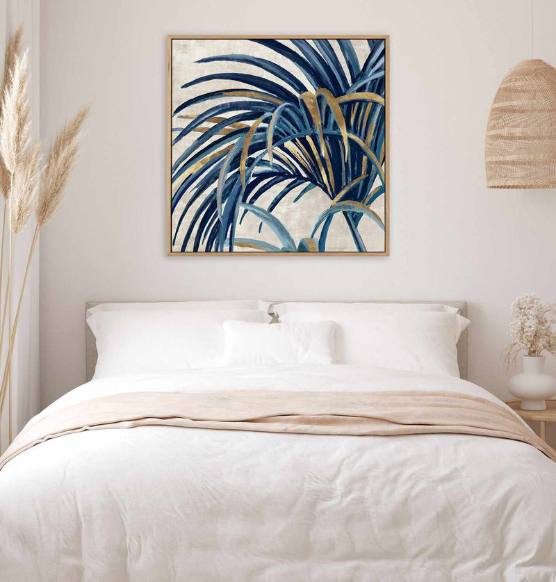 Easing Palm II | Framed Canvas Art Print