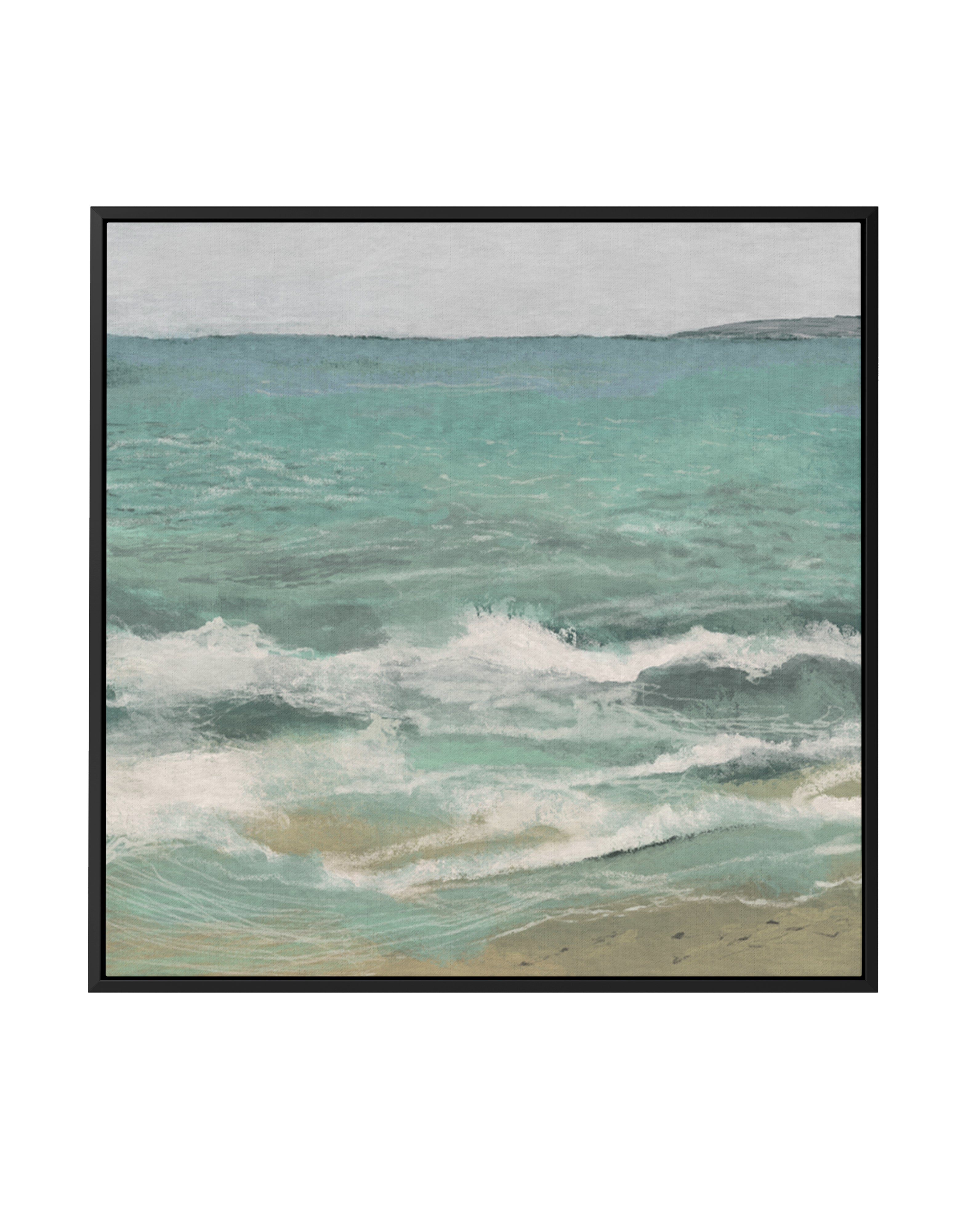 East Bank Waves by Dan Hobday | Framed Canvas Art Print