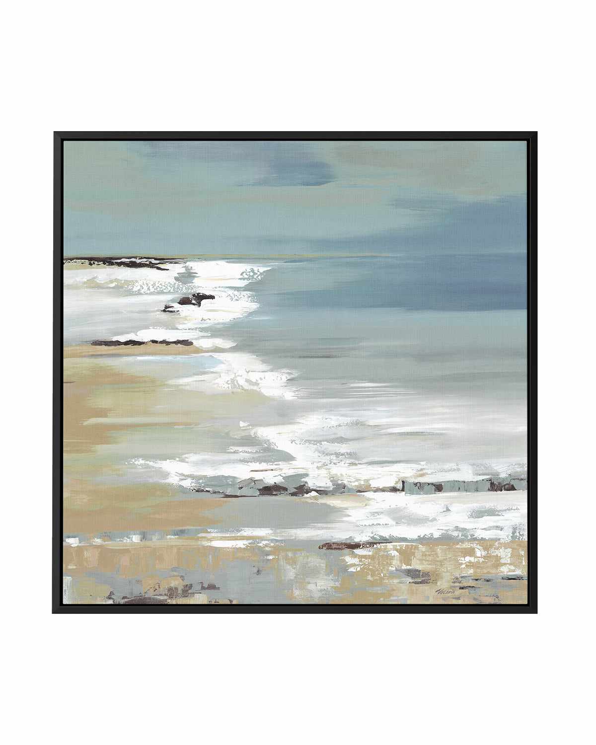 East Coast | Framed Canvas Art Print