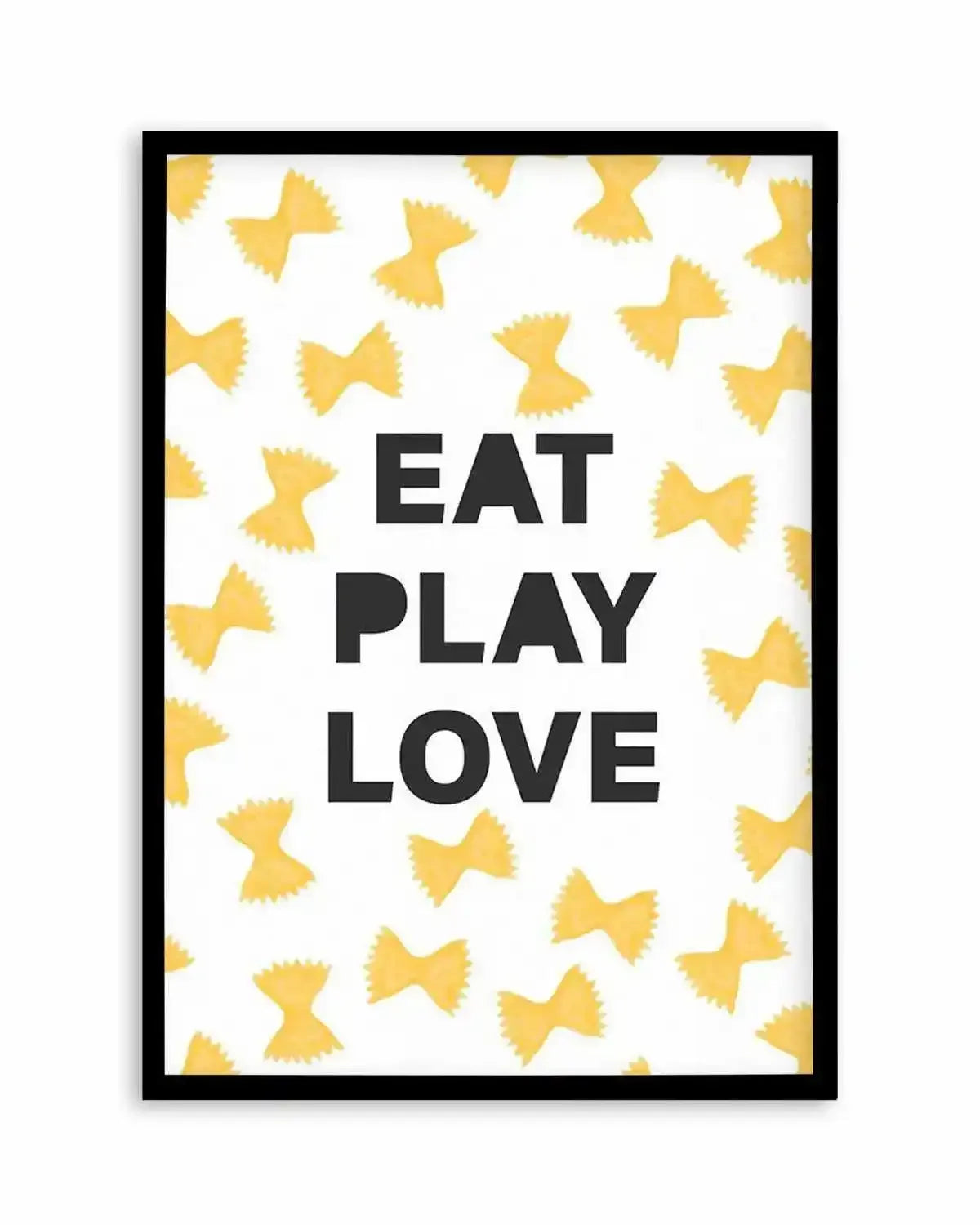 Eat Play Love Art Print from Olive et Oriel where you can shop wallpaper and artworks online