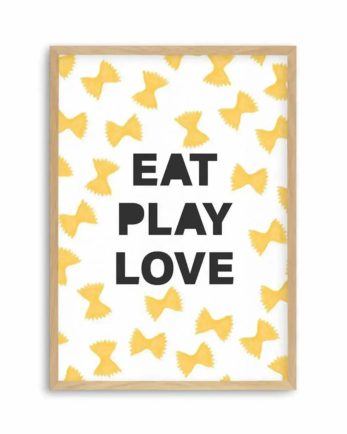 Eat Play Love Art Print from Olive et Oriel where you can shop wallpaper and artworks online