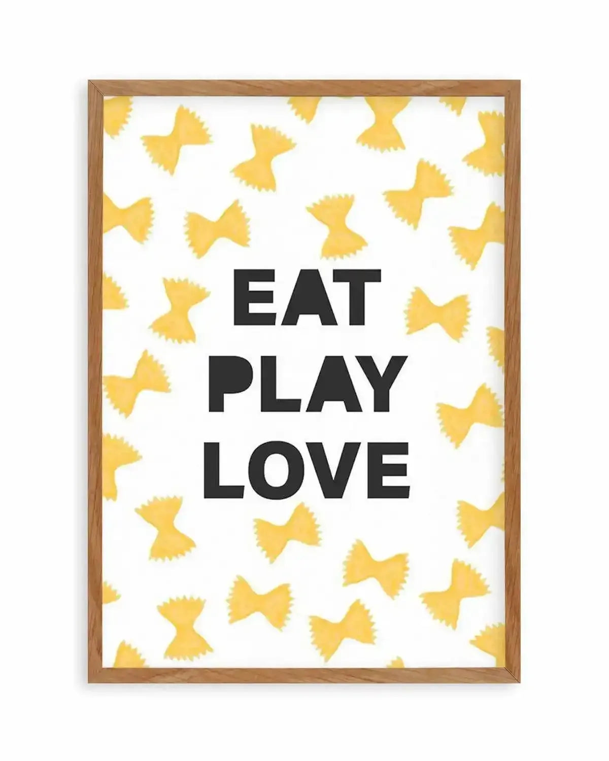 Eat Play Love Art Print from Olive et Oriel where you can shop wallpaper and artworks online