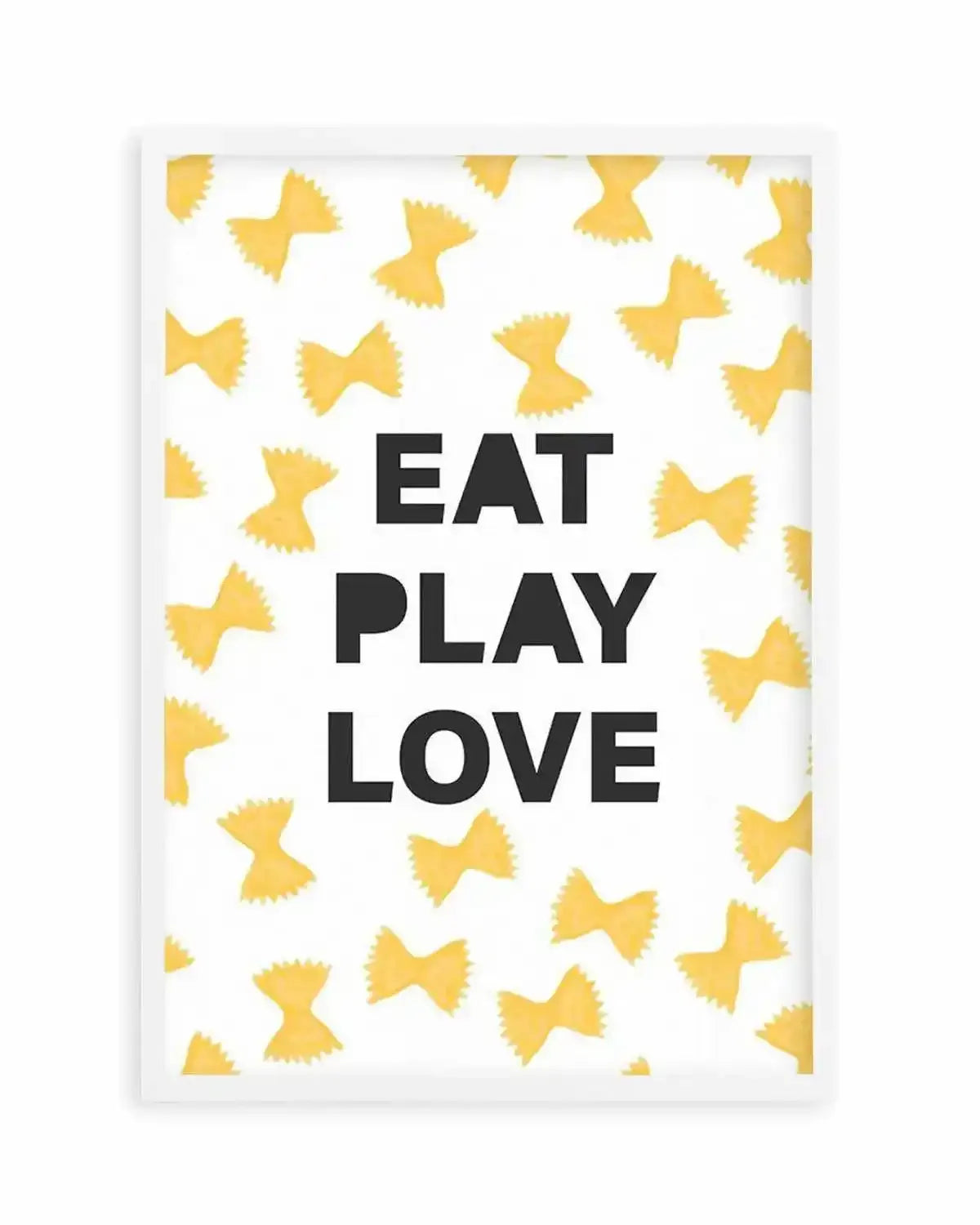 Eat Play Love Art Print from Olive et Oriel where you can shop wallpaper and artworks online