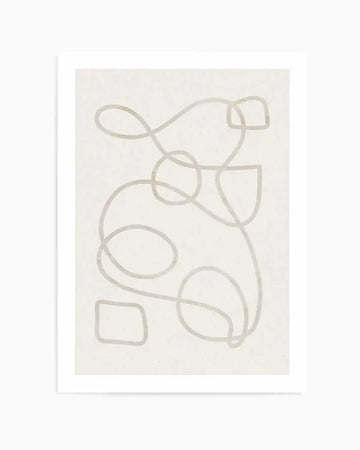 Ecru II Art Print from Olive et Oriel where you can shop wallpaper and artworks online