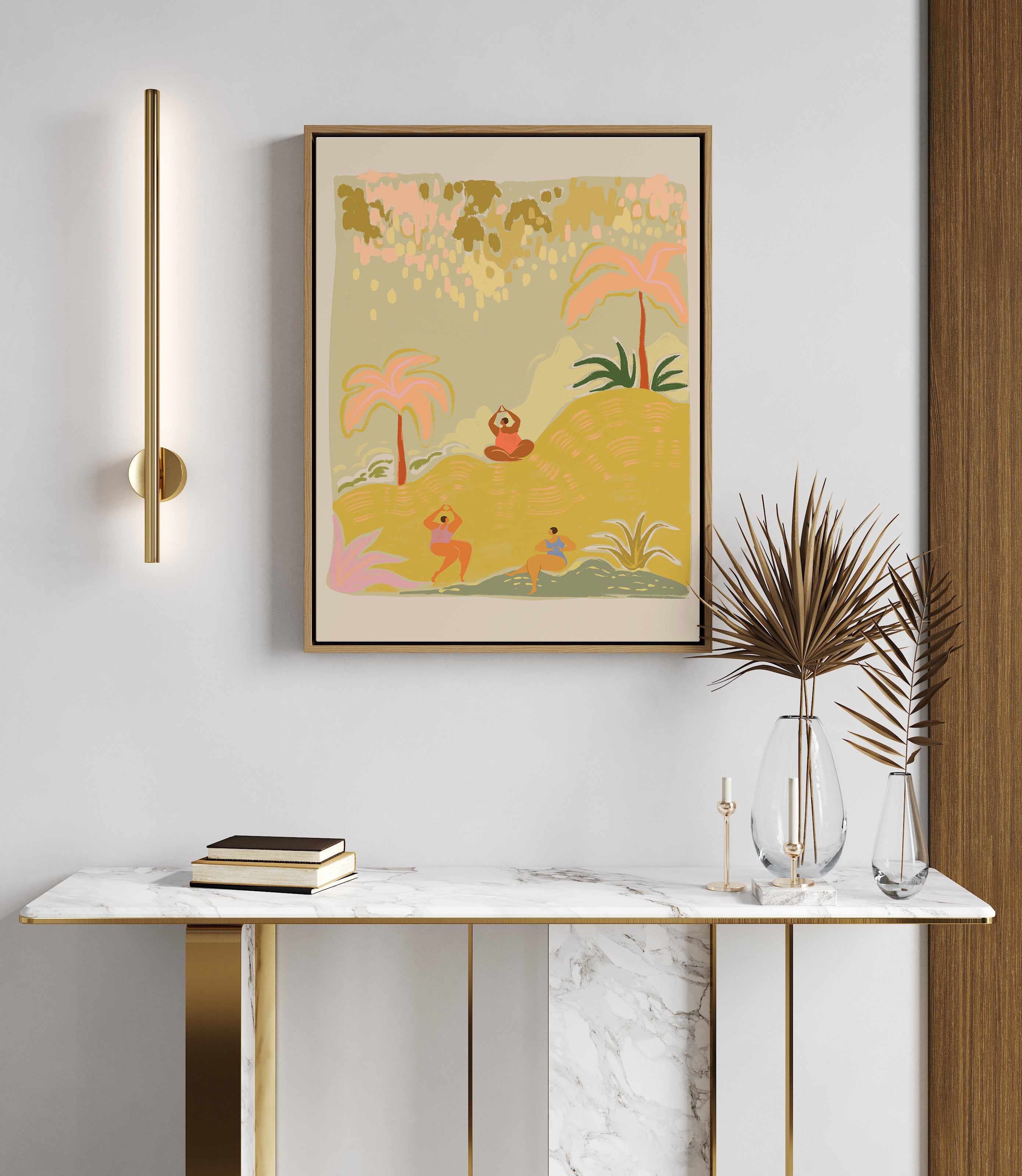 Eden by Arty Guava | Framed Canvas Art Print