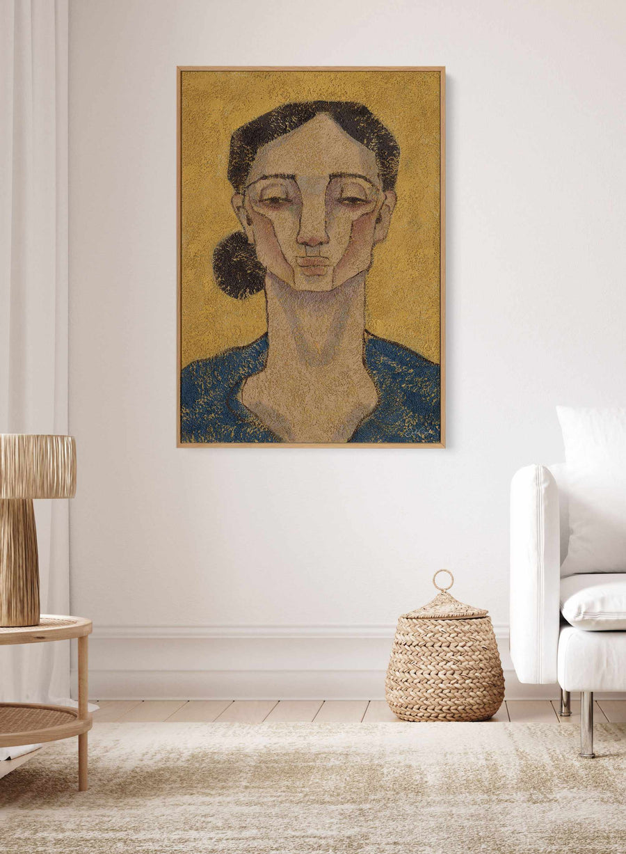 Edith by Julie Celina | Framed Canvas Art Print from Olive et Oriel where you can shop wallpaper and artworks online