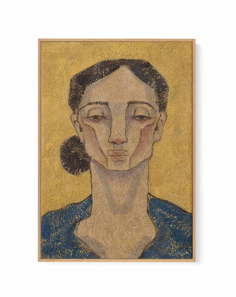 Edith by Julie Celina | Framed Canvas Art Print from Olive et Oriel where you can shop wallpaper and artworks online