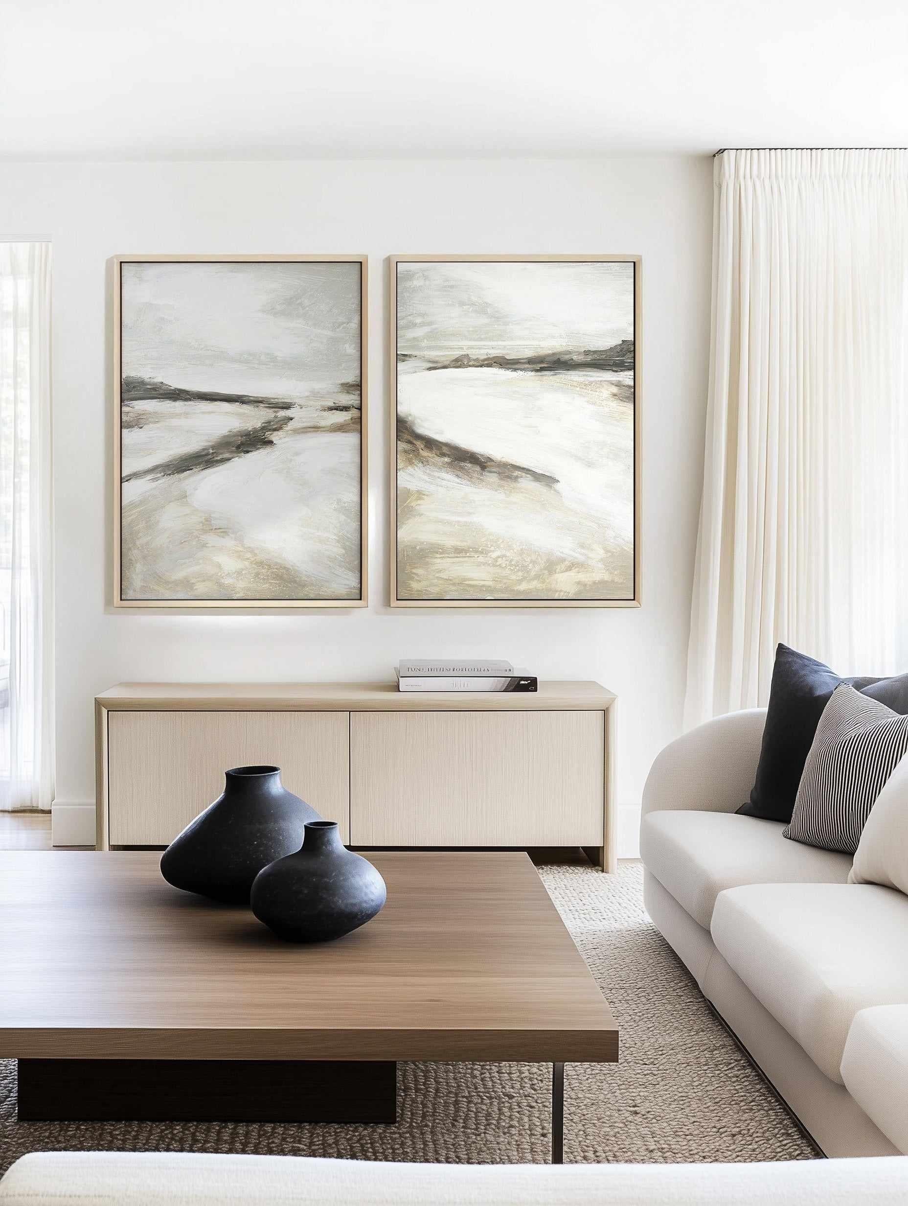 Effortless No. 2 by NLS Design | Framed Canvas Art Print from Olive et Oriel where you can shop wallpaper and artworks online