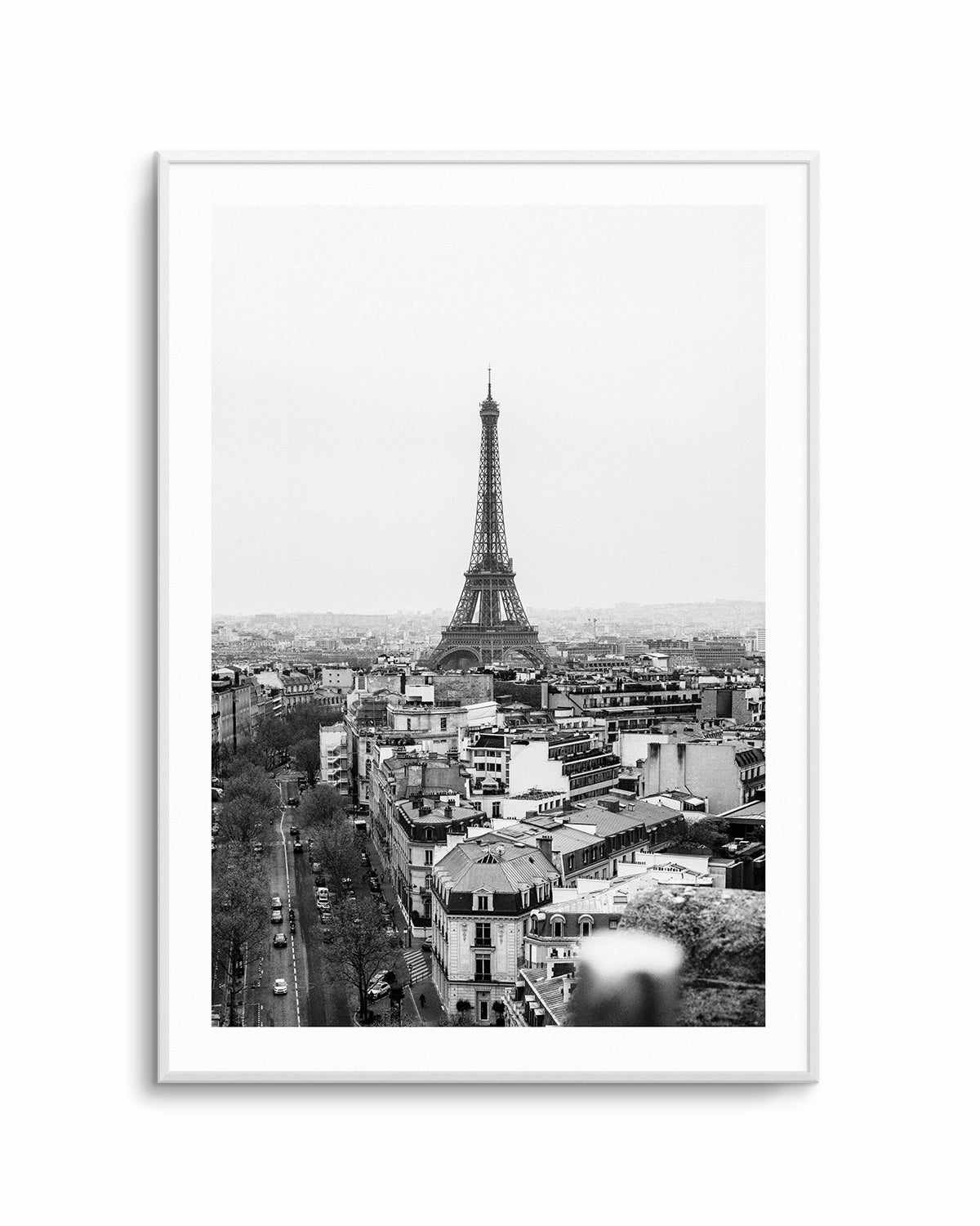 Eiffel Paris Rain by Jovani Demetrie Art Print