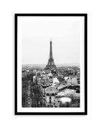 Eiffel Paris Rain by Jovani Demetrie Art Print