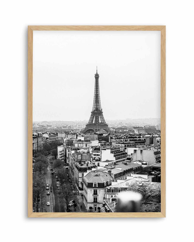 Eiffel Paris Rain by Jovani Demetrie Art Print