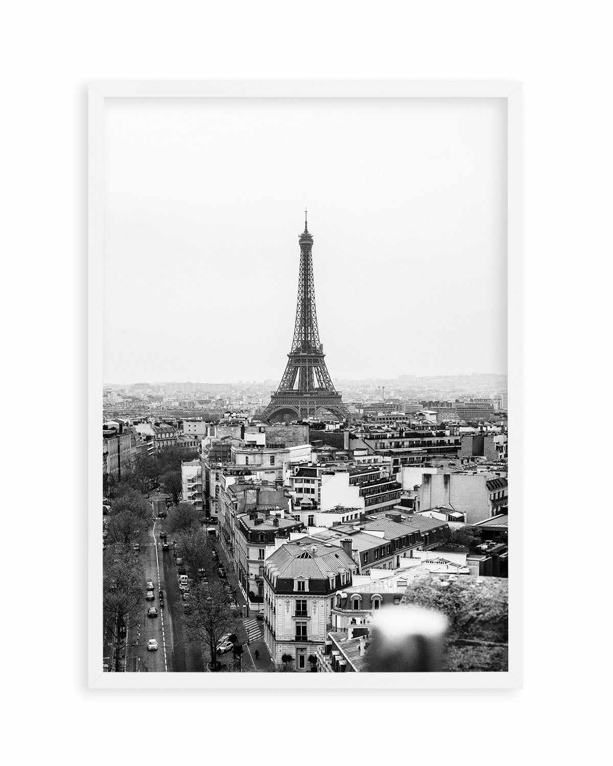 Eiffel Paris Rain by Jovani Demetrie Art Print