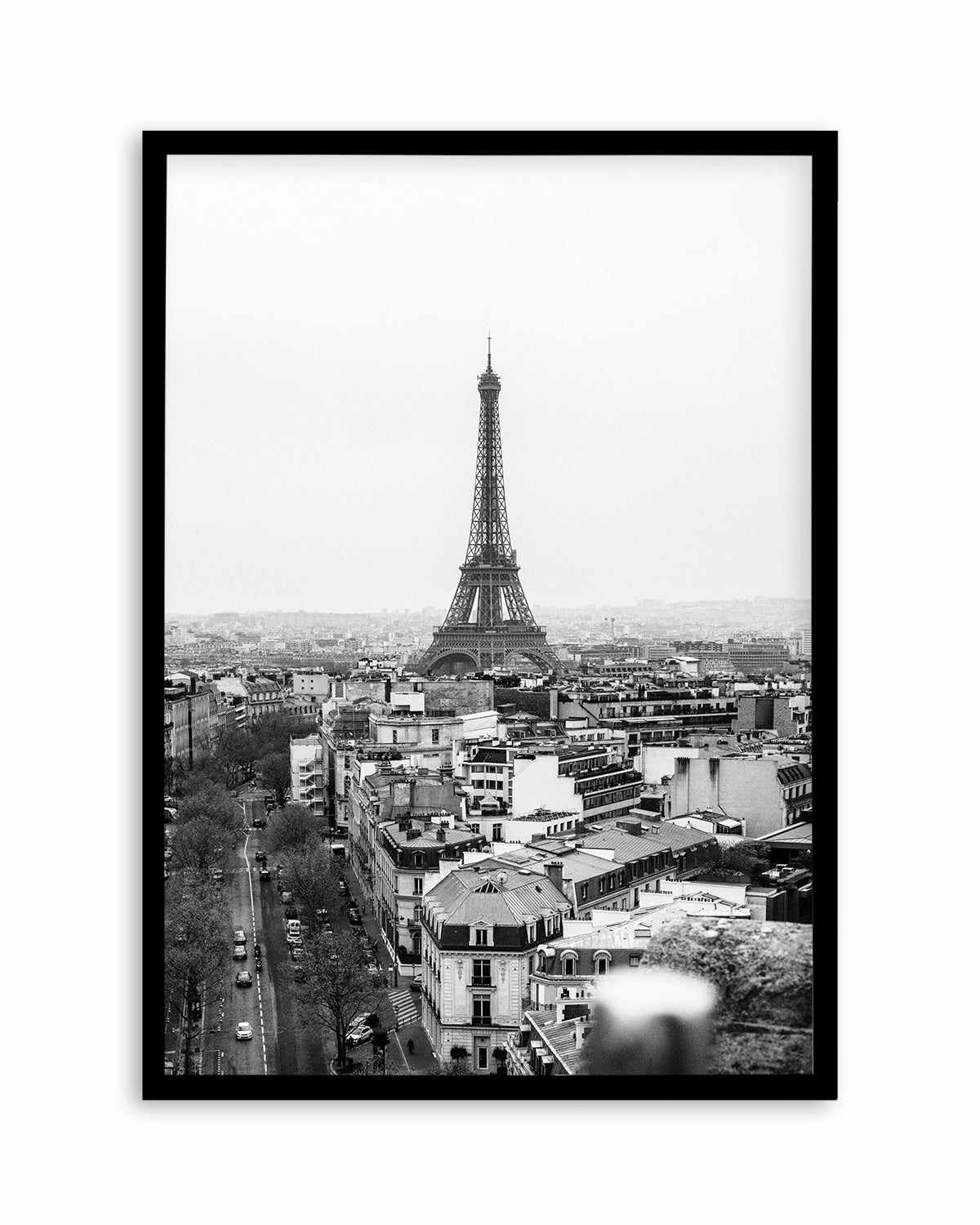 Eiffel Paris Rain by Jovani Demetrie Art Print