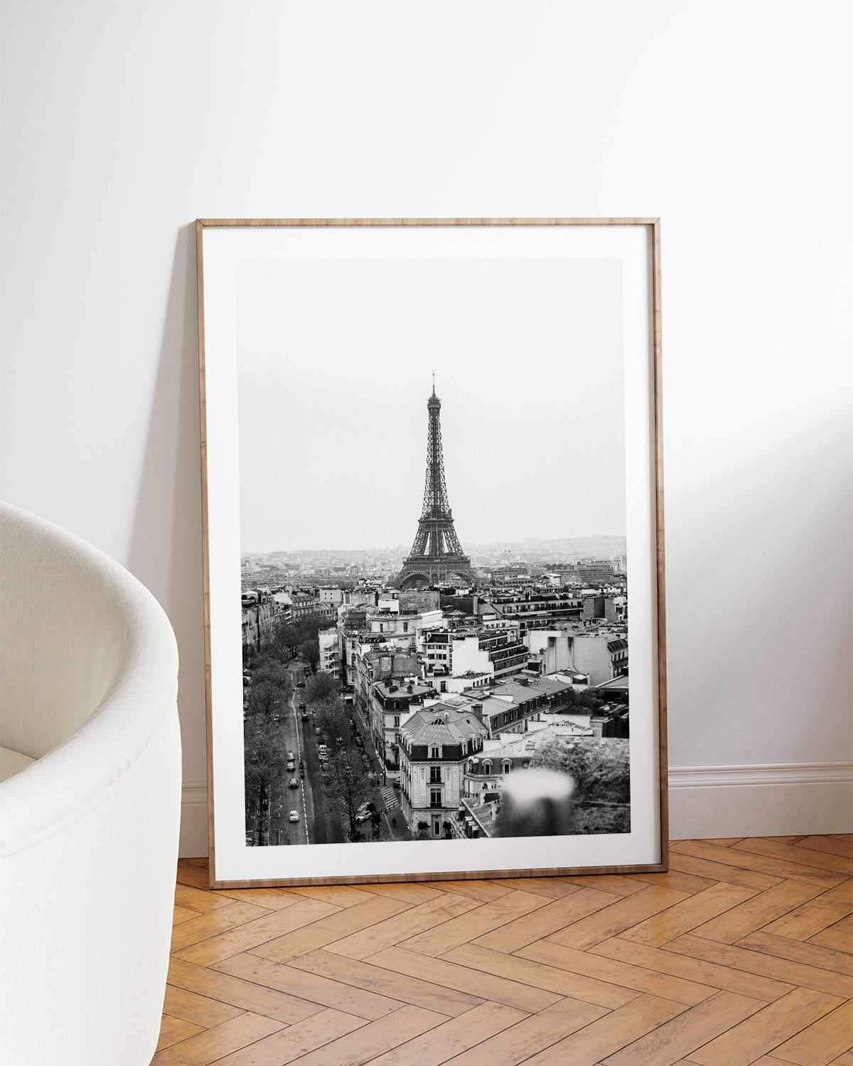 Eiffel Paris Rain by Jovani Demetrie Art Print