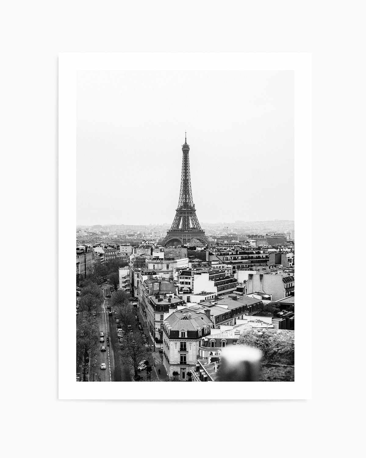 Eiffel Paris Rain by Jovani Demetrie Art Print