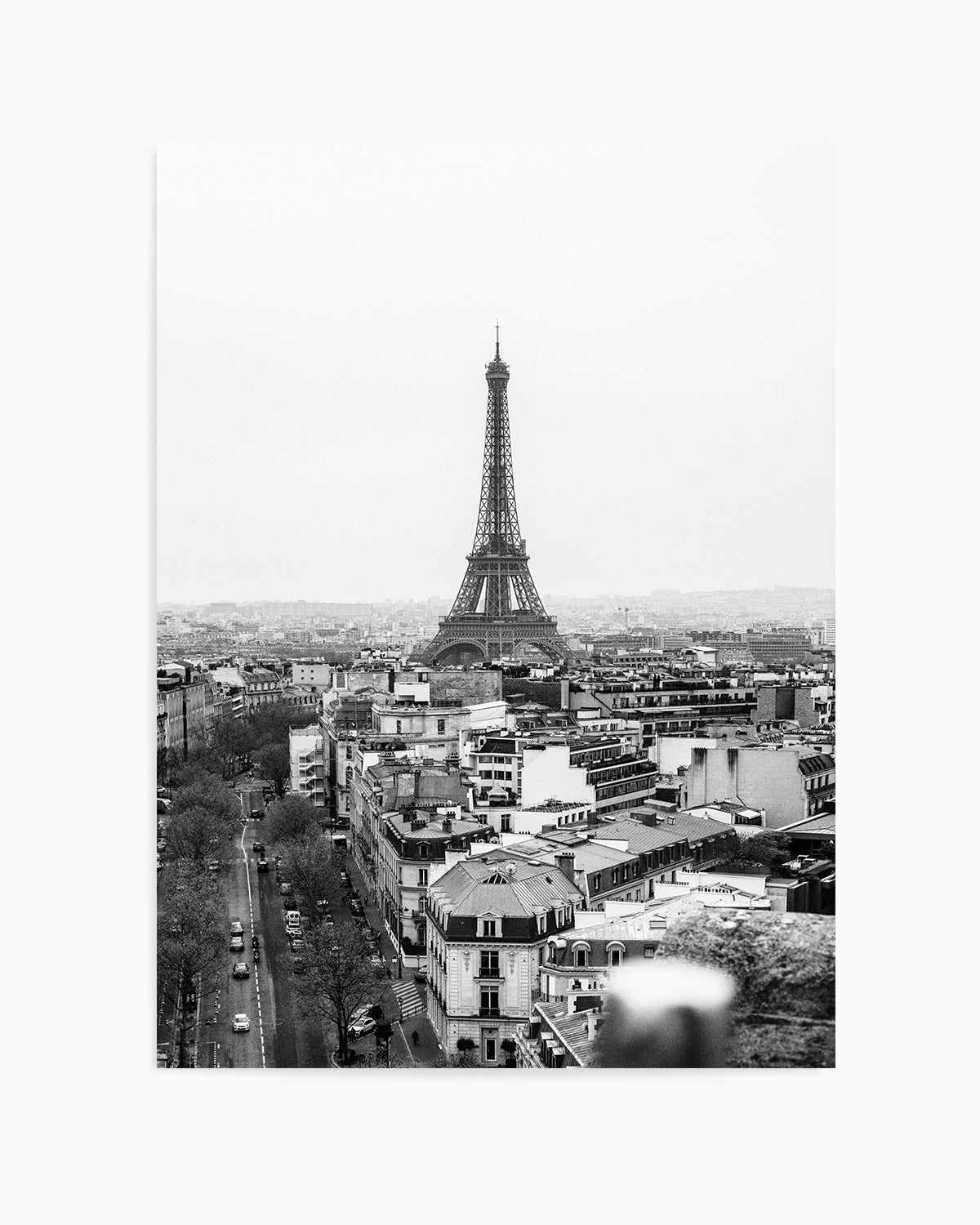 Eiffel Paris Rain by Jovani Demetrie Art Print