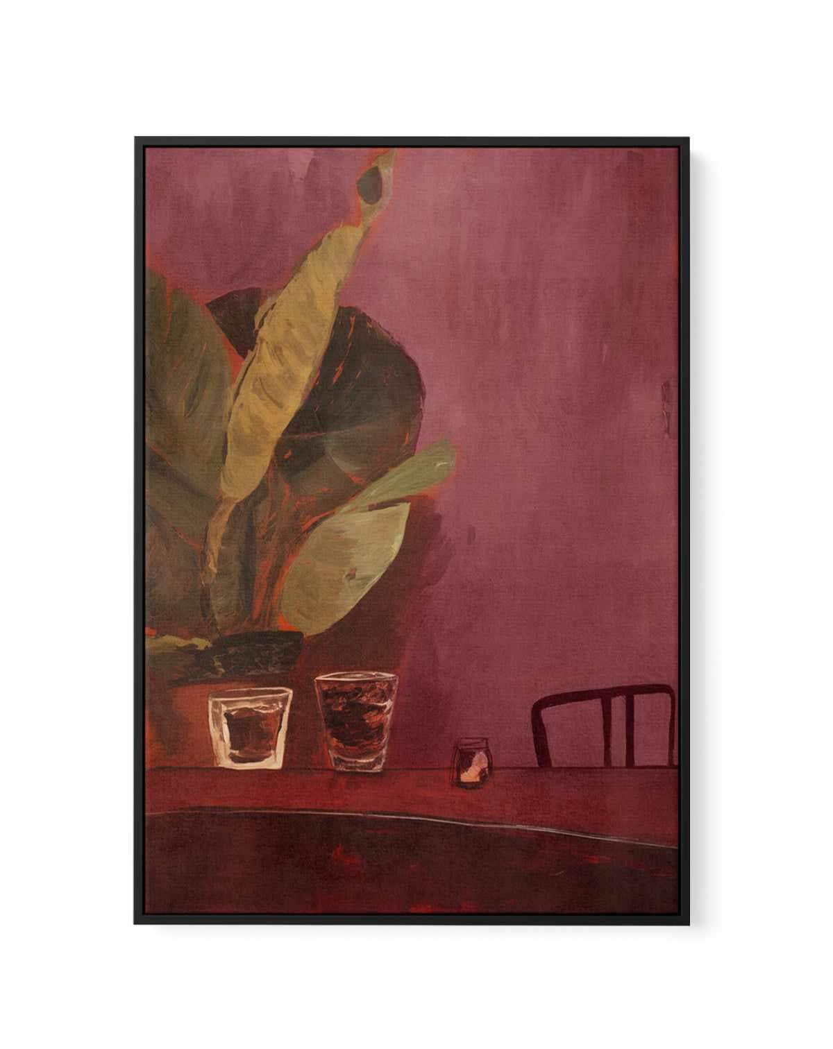 El Cuarto De Whisky | Framed Canvas Art Print from Olive et Oriel where you can shop wallpaper and artworks online