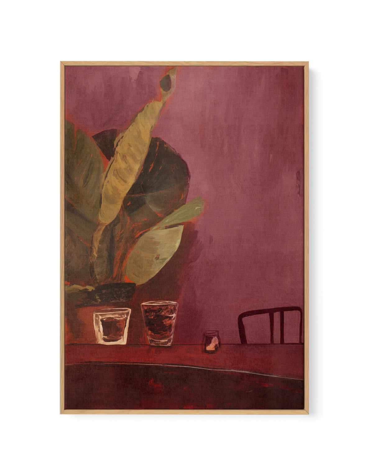 El Cuarto De Whisky | Framed Canvas Art Print from Olive et Oriel where you can shop wallpaper and artworks online