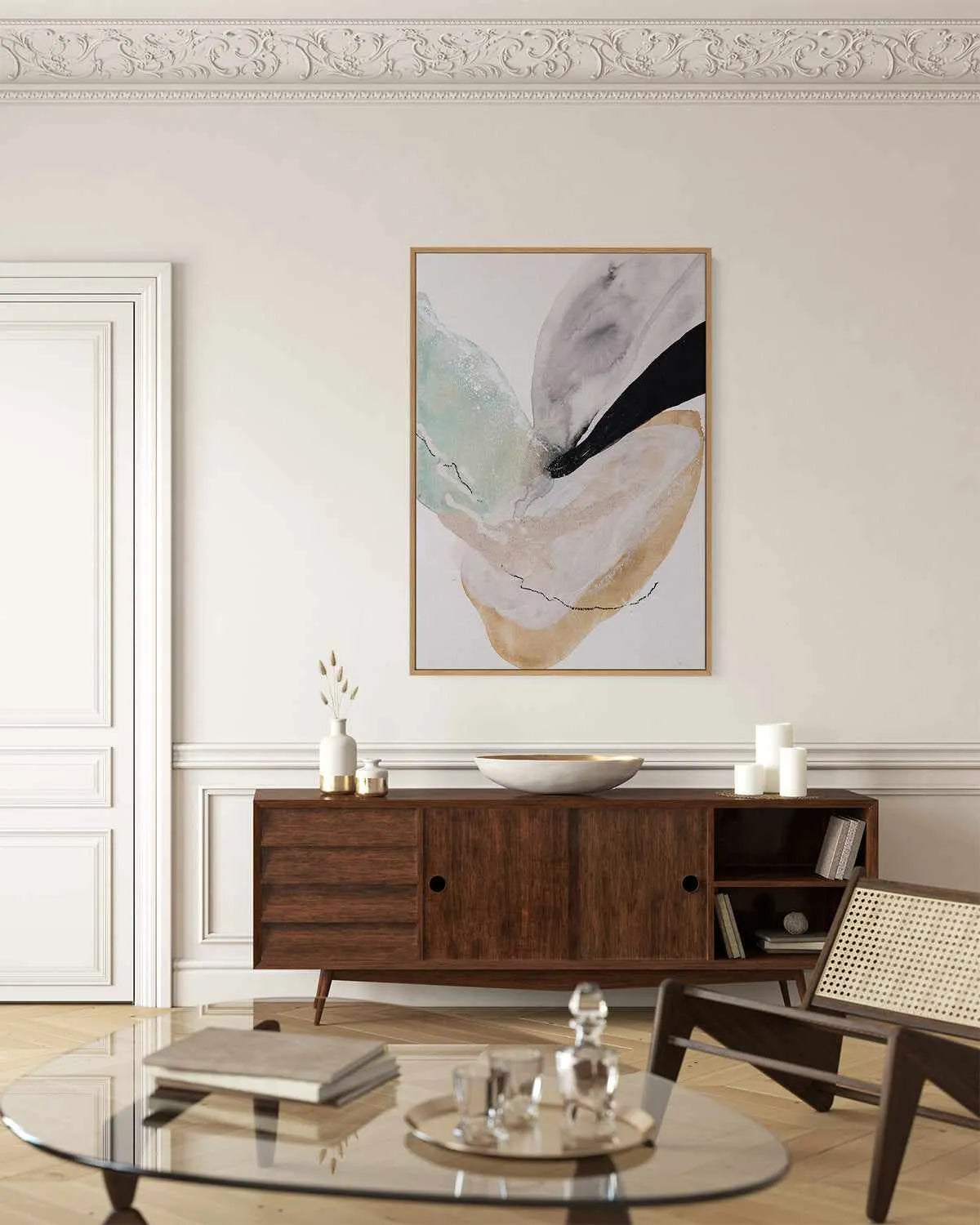 Elbe by Katharina Daneke | Framed Canvas Art Print from Olive et Oriel where you can shop wallpaper and artworks online