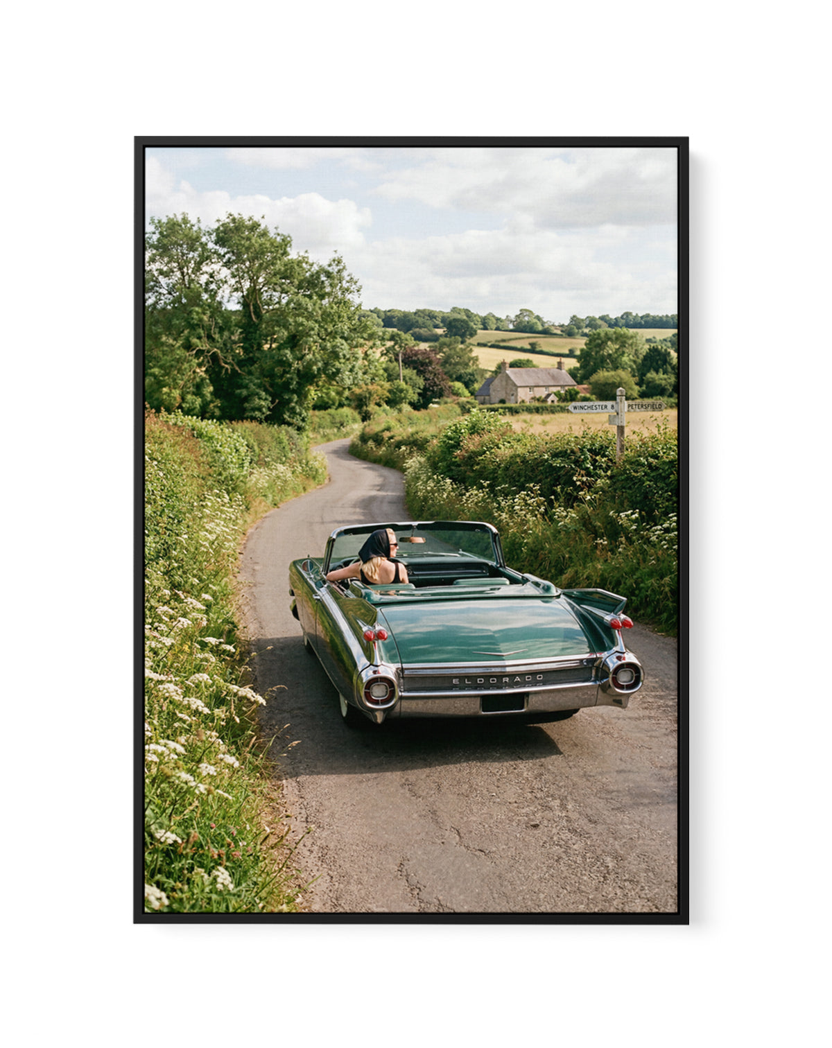 Eldorado Green I | Framed Canvas Art Print