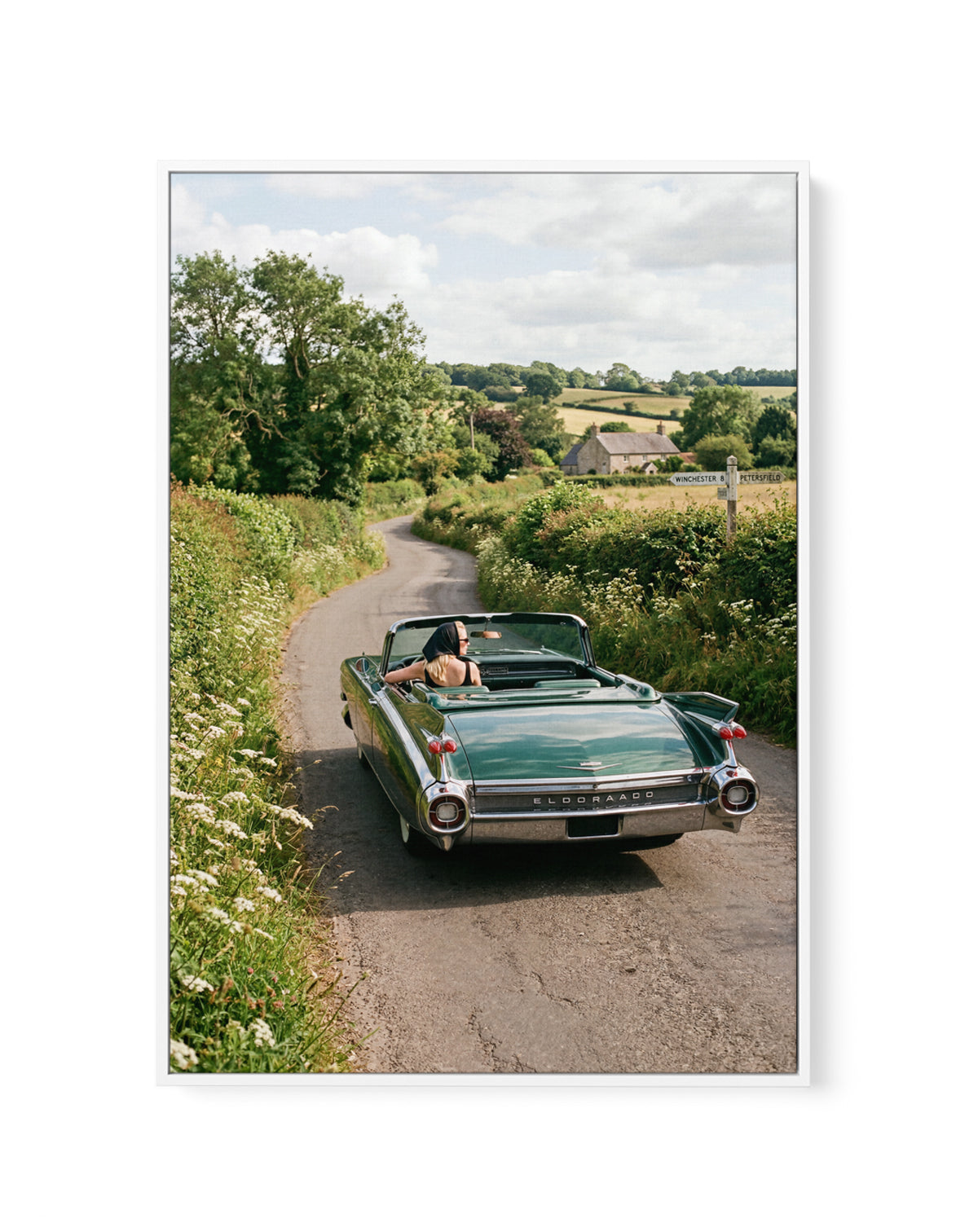 Eldorado Green I | Framed Canvas Art Print