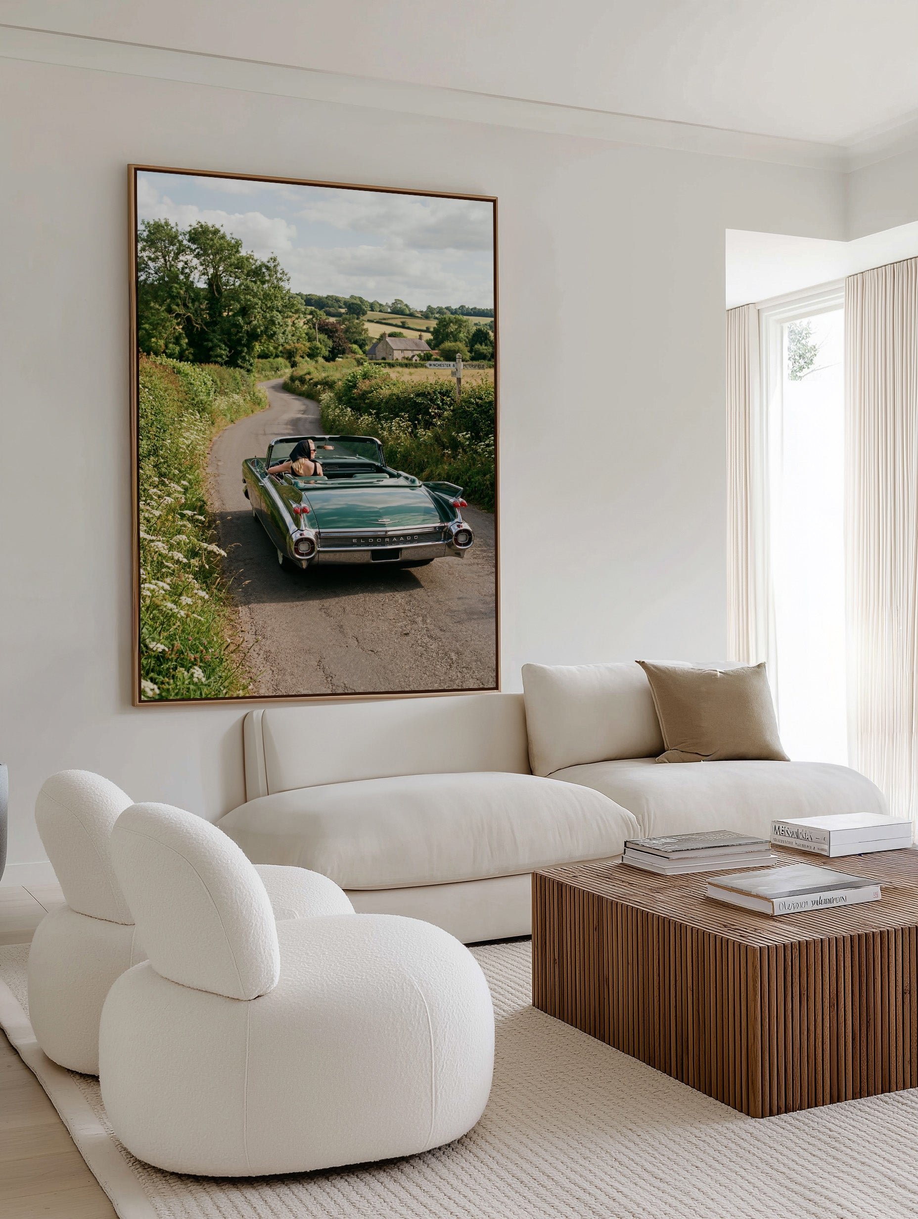 Eldorado Green I | Framed Canvas Art Print