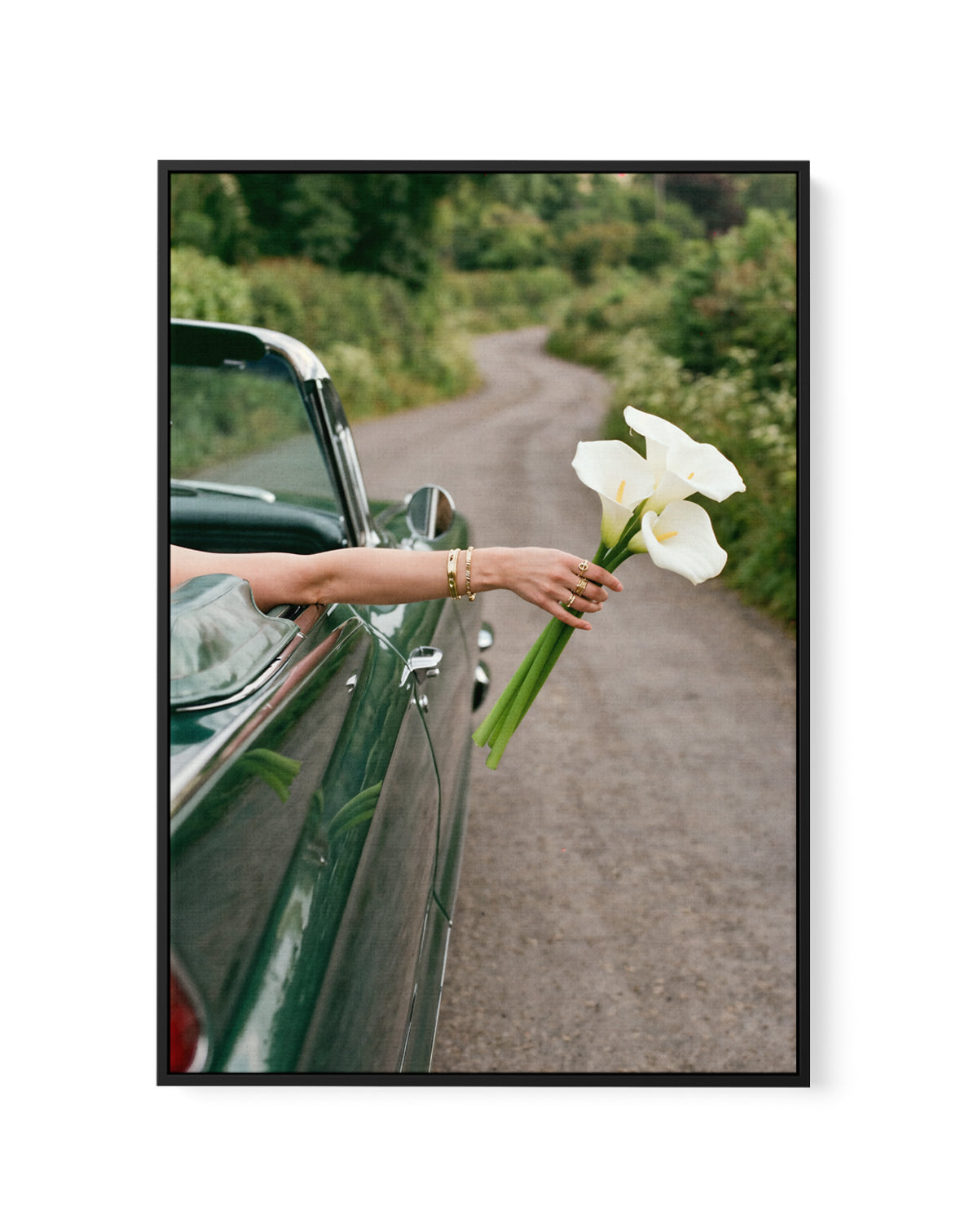 Eldorado Green II | Framed Canvas Art Print