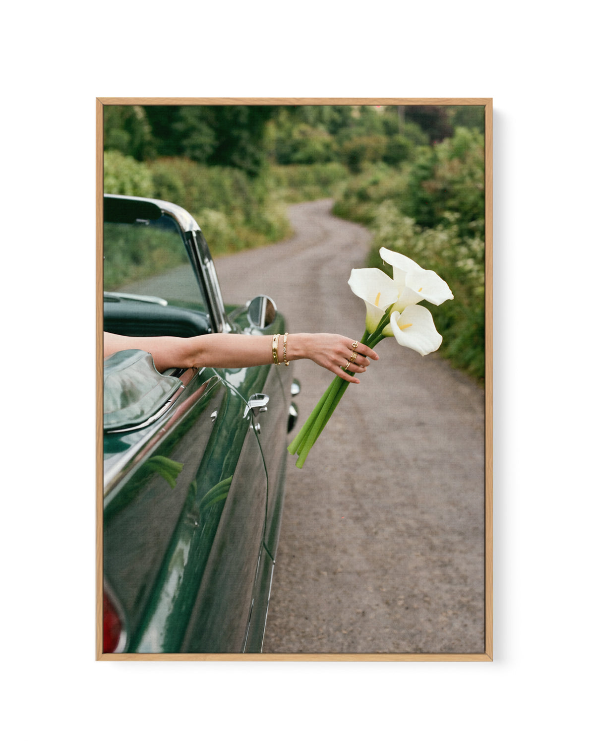 Eldorado Green II | Framed Canvas Art Print