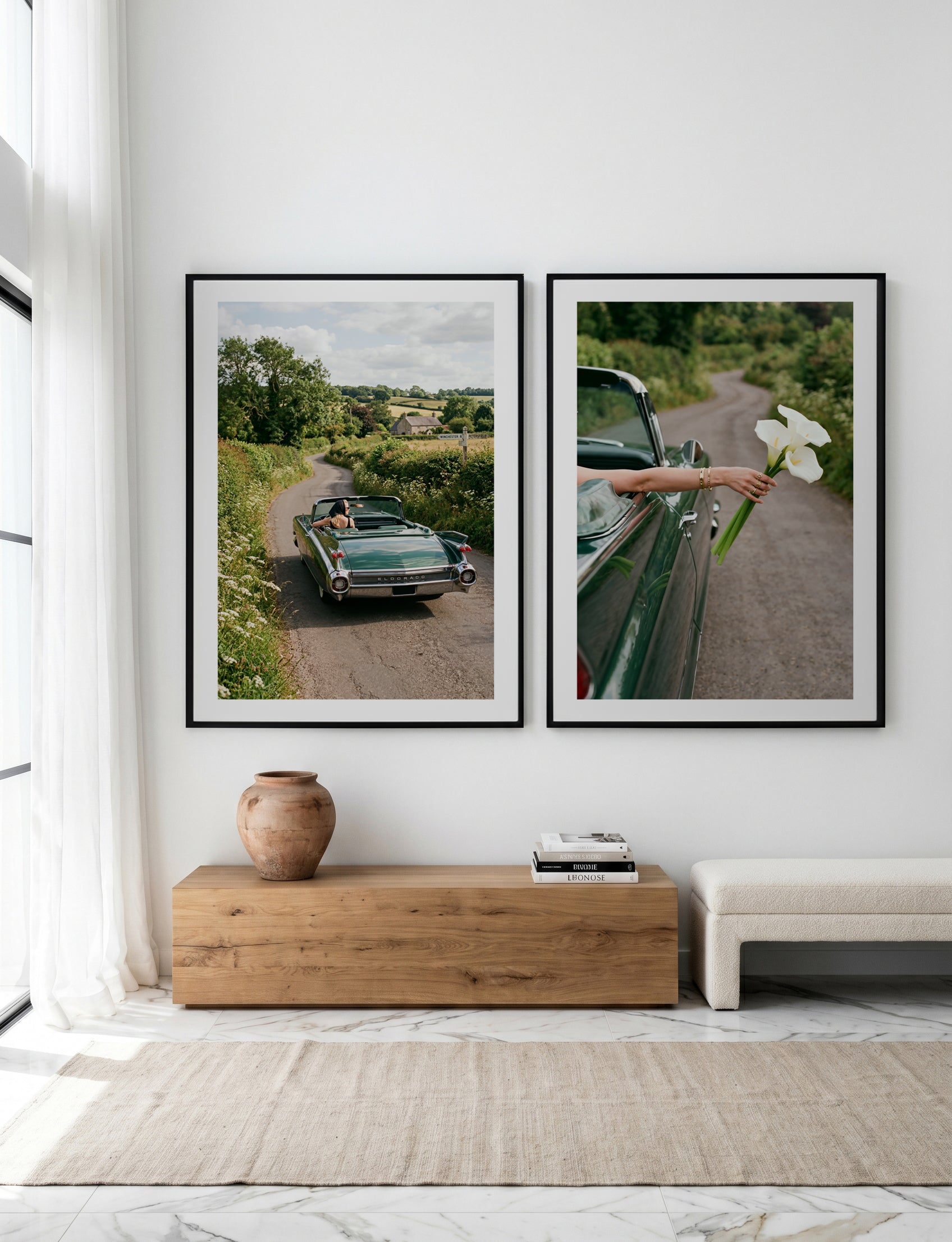 Eldorado Green I & II Art Print Set of 2 | Matching Wall Art