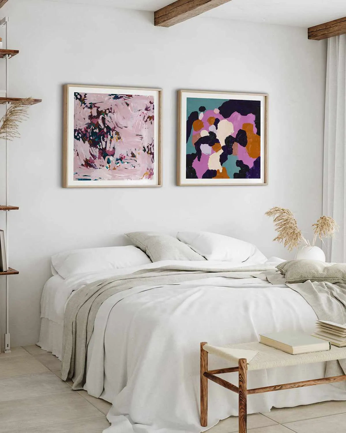 Electric Nights by Alicia Benetatos Art Print from Olive et Oriel where you can shop wallpaper and artworks online