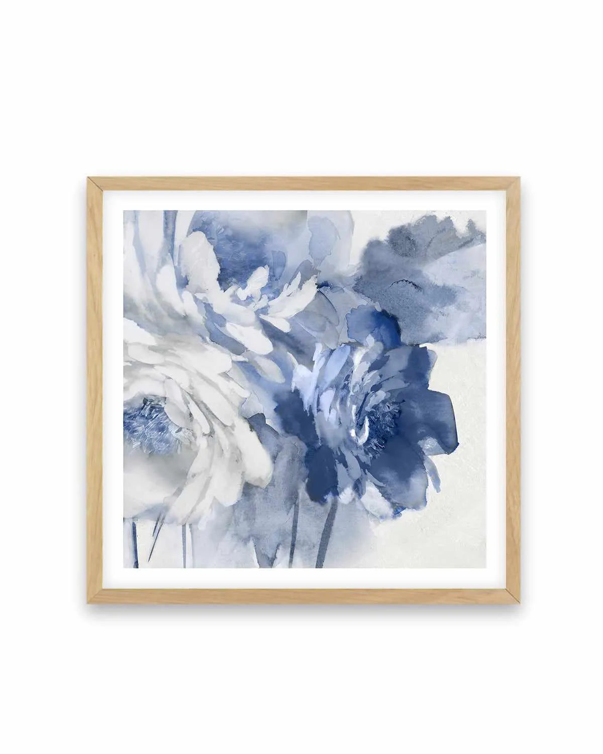 Elegant Blue I Art Print from Olive et Oriel where you can shop wallpaper and artworks online
