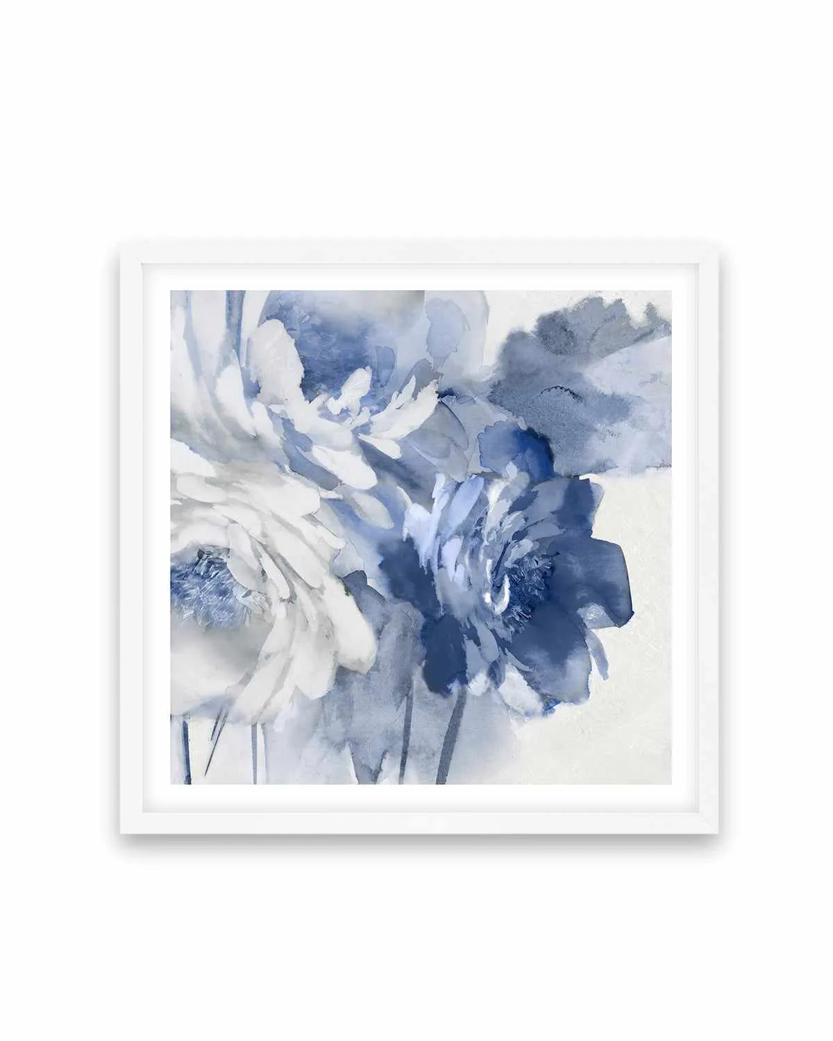 Elegant Blue I Art Print from Olive et Oriel where you can shop wallpaper and artworks online