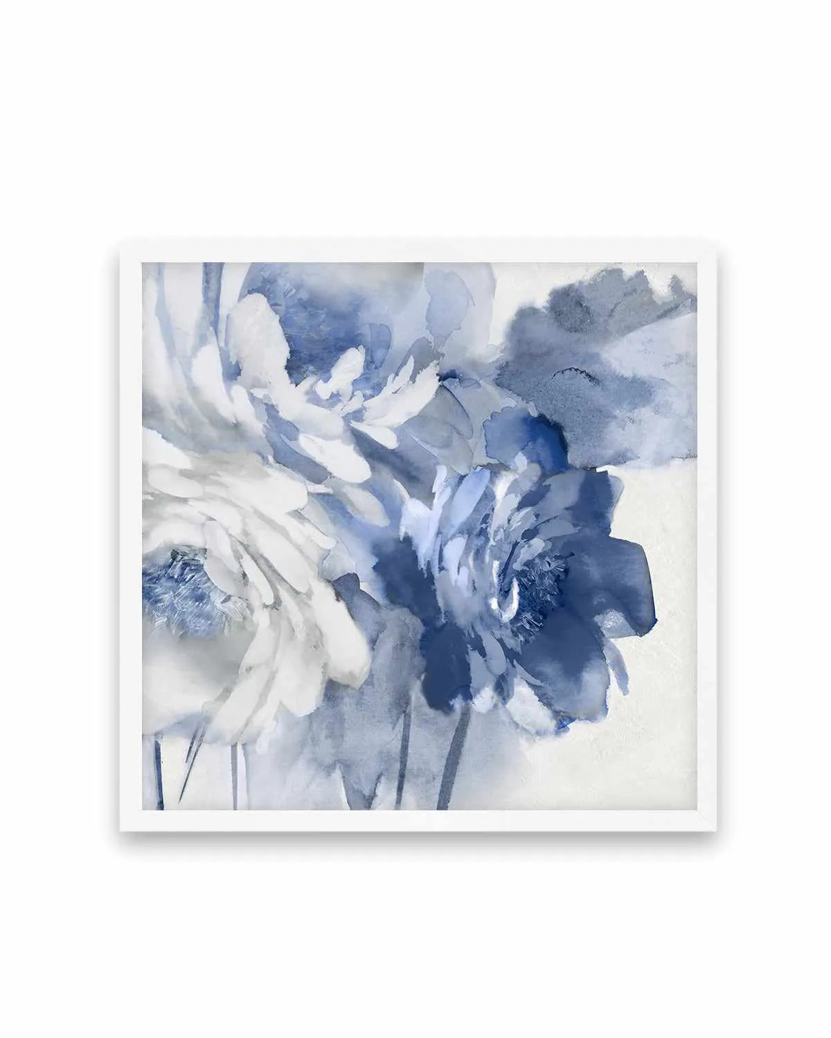 Elegant Blue I Art Print from Olive et Oriel where you can shop wallpaper and artworks online