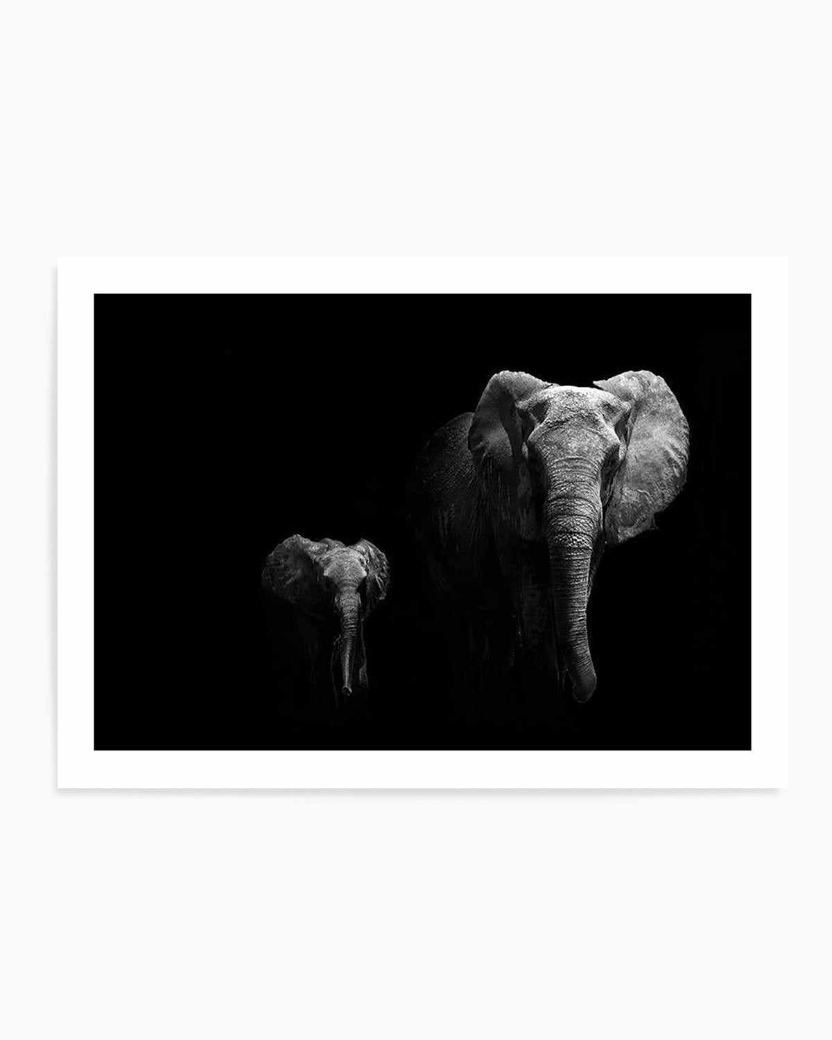 Elephant Par Deux | LS Art Print