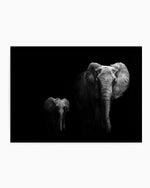 Elephant Par Deux | LS Art Print