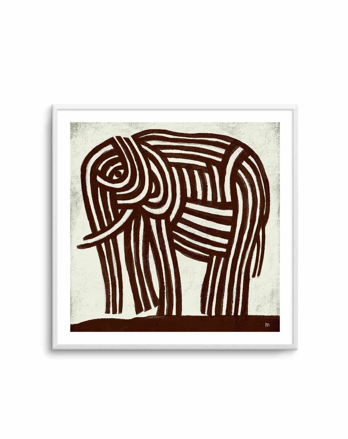 Elephant by Marco Marella | Art Print from Olive et Oriel where you can shop wallpaper and artworks online