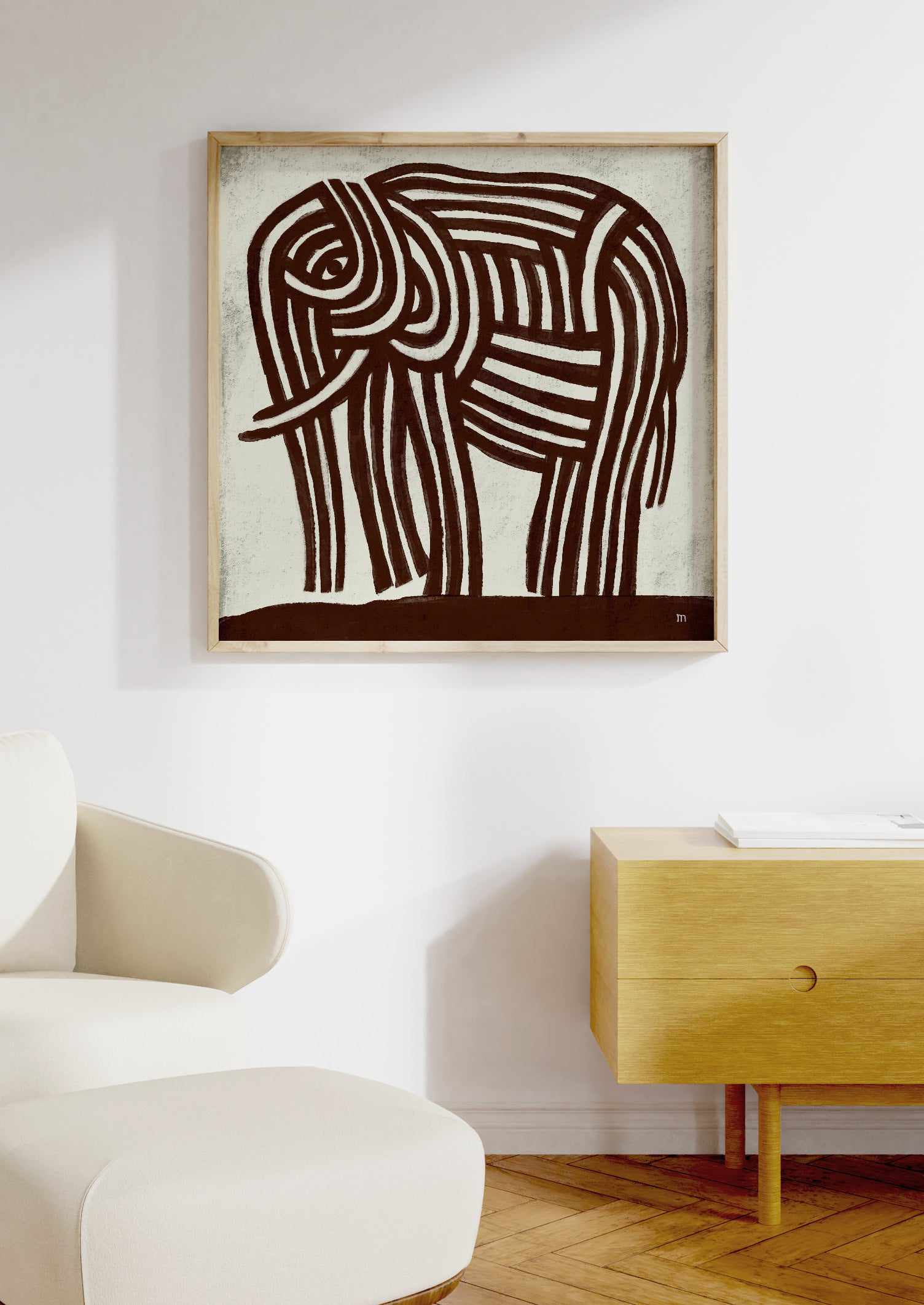 Elephant by Marco Marella | Art Print from Olive et Oriel where you can shop wallpaper and artworks online