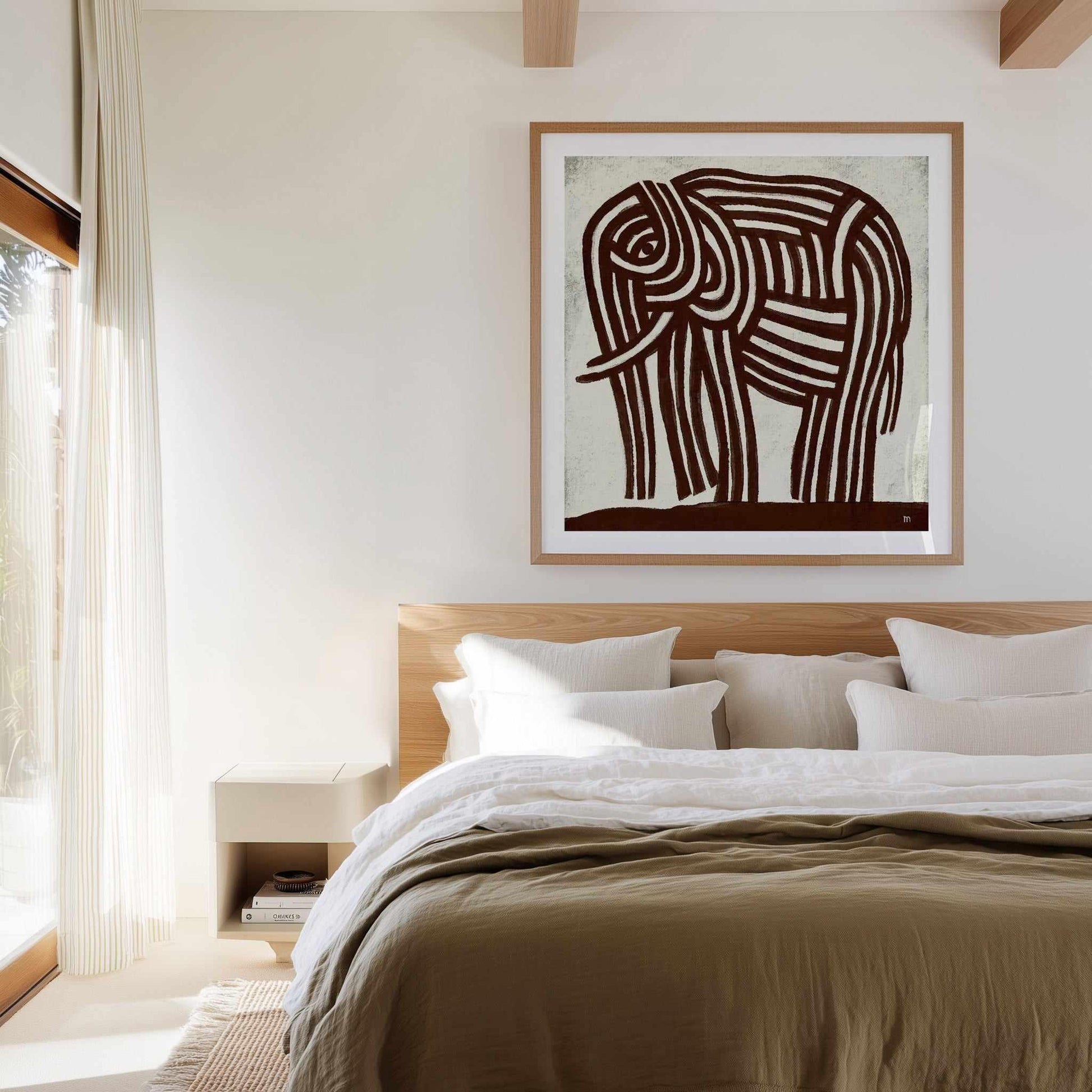 Elephant by Marco Marella | Art Print from Olive et Oriel where you can shop wallpaper and artworks online