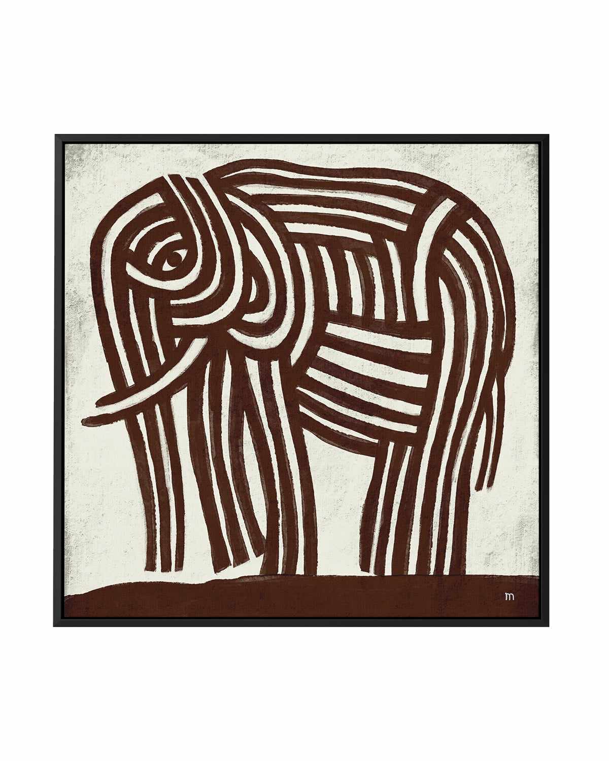 Elephant by Marco Marella | Framed Canvas Art Print