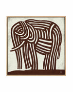 Elephant by Marco Marella | Framed Canvas Art Print