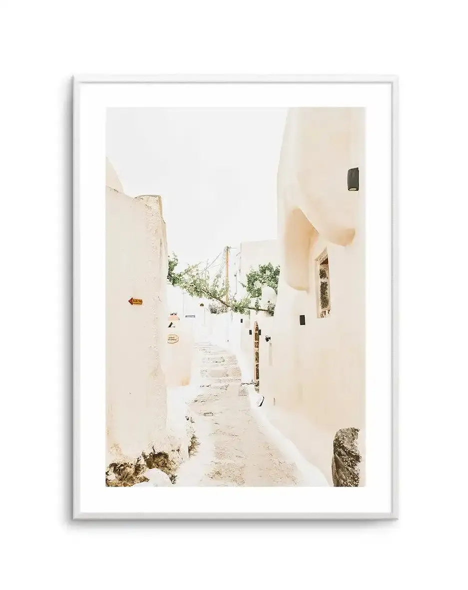 Elia 1968 | Santorini Art Print-Shop Greece Wall Art Prints Online with Olive et Oriel - Our collection of Greek Islands art prints offer unique wall art including blue domes of Santorini in Oia, mediterranean sea prints and incredible posters from Milos and other Greece landscape photography - this collection will add mediterranean blue to your home, perfect for updating the walls in coastal, beach house style. There is Greece art on canvas and extra large wall art with fast, free shipping acro