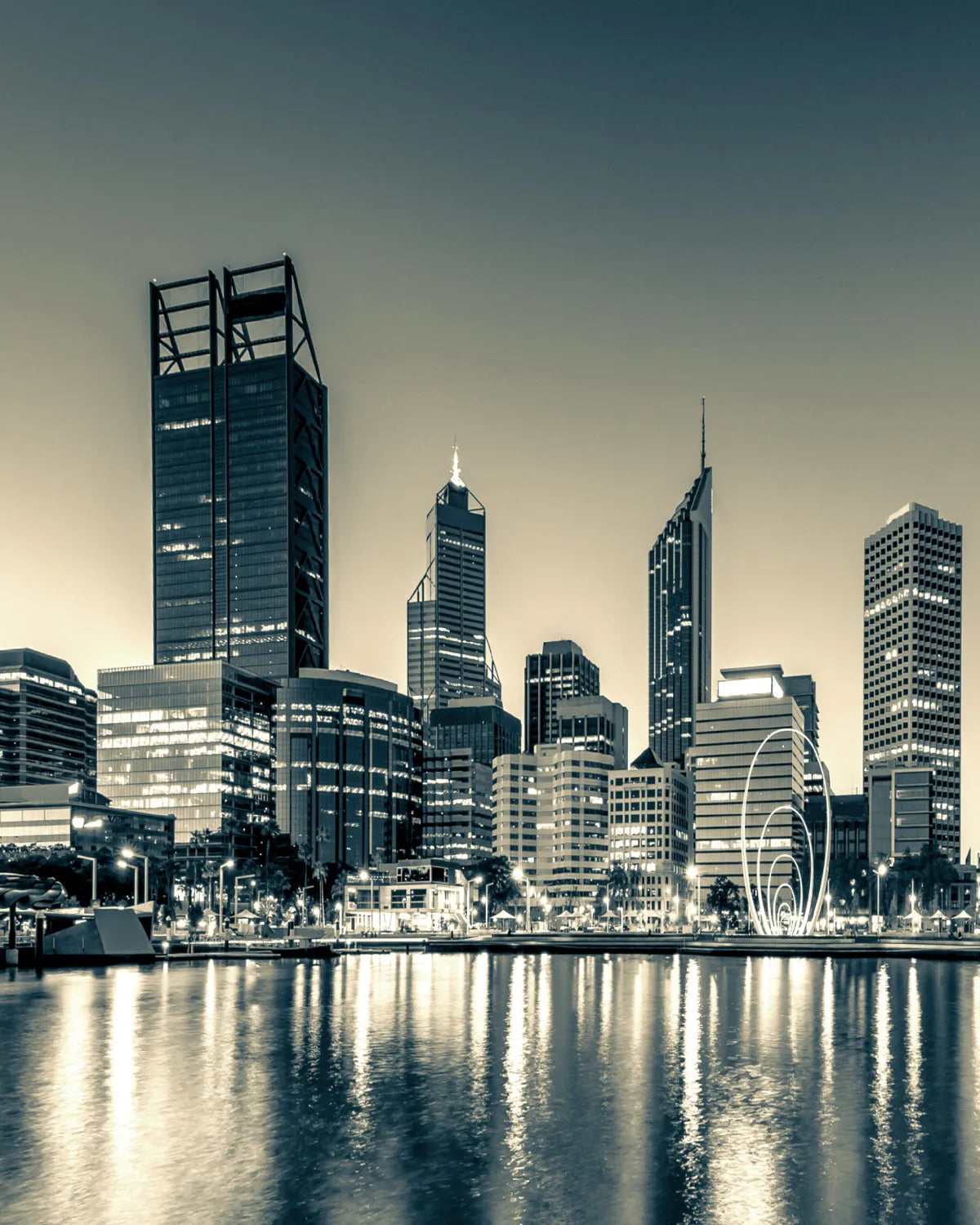 Elizabeth Quay | Perth Photo Mural Wallpaper from Olive et Oriel where you can shop wallpaper and artworks online