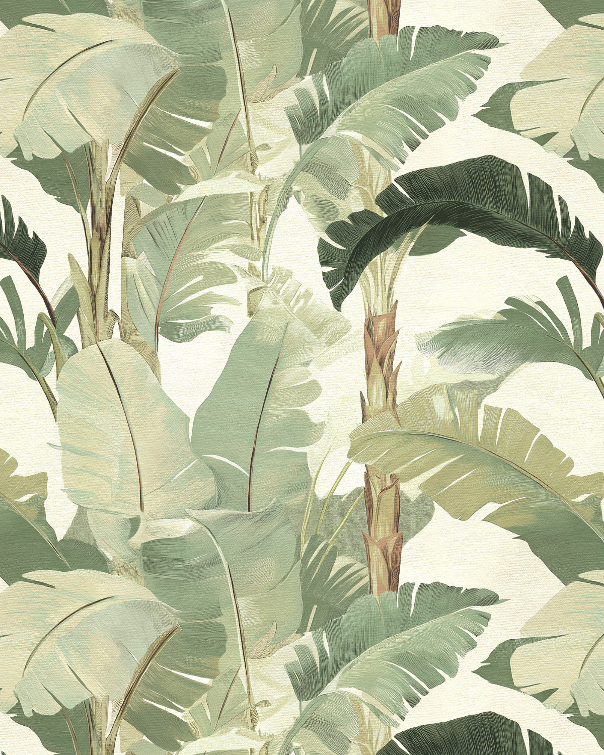 Ember Palms Commercial Vinyl Wallpaper