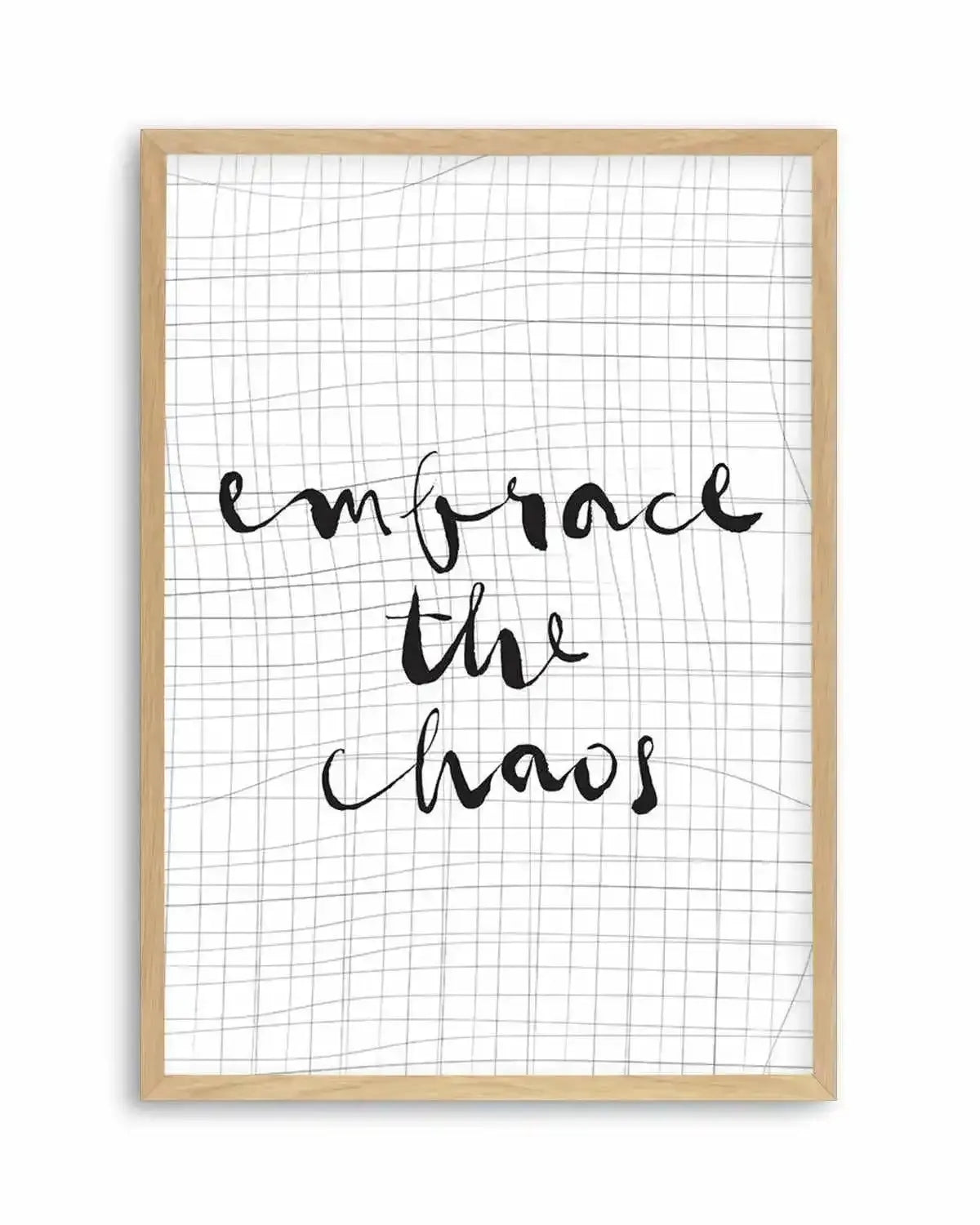 Embrace The Chaos Art Print from Olive et Oriel where you can shop wallpaper and artworks online
