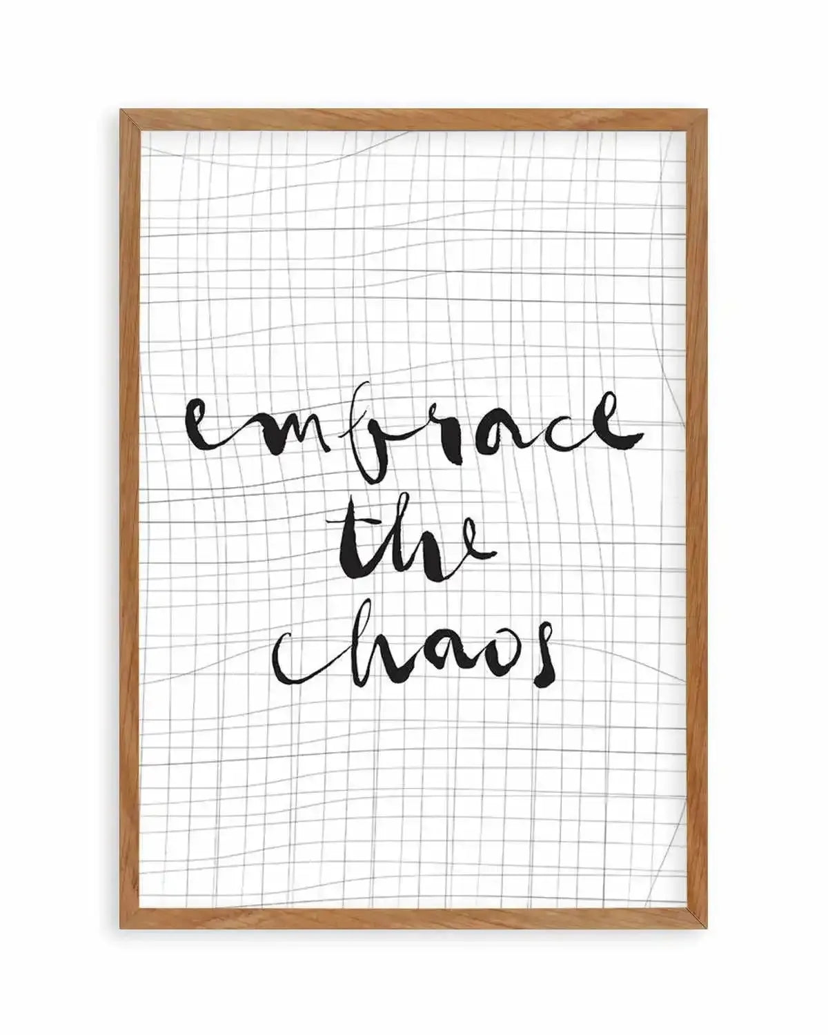 Embrace The Chaos Art Print from Olive et Oriel where you can shop wallpaper and artworks online